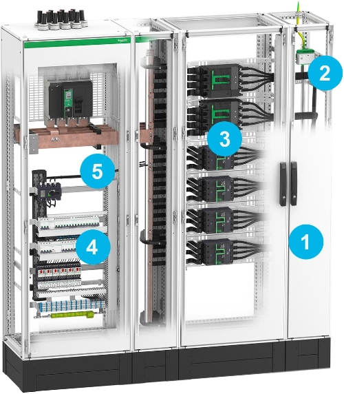 Desde 2008, en ISEM S.A. contamos con un taller propio para el armado de tableros, certificado bajo el estándar ICP (Integrador Calidad Prisma) de Schneider Electric Argentina S.A. Actualmente, estamos certificados en ECOXPERT POWER DISTRIBUTION, lo que nos permite construir tableros de baja tensión de hasta 4000A y 6300A, bajo el sistema funcional Prisma y PrismaSET, cumpliendo con las normas internacionales IEC 60439.1 e IEC 61439.1. Con más de 5.000 tableros construidos, garantizamos soluciones seguras, eficientes y adaptadas a cada necesidad. Como Partners Premier Plus de Schneider Electric, contamos con su respaldo permanente en capacitación y tecnología, lo que nos permite integrar soluciones de última generación. Gracias a ello, ofrecemos trazabilidad completa de los componentes y un seguimiento postventa optimizado, asegurando el mantenimiento y la operatividad de cada tablero entregado. Nuestra asociación con Schneider Electric nos permite desarrollar soluciones personalizadas y escalables, adaptadas a los requerimientos específicos de cada cliente.